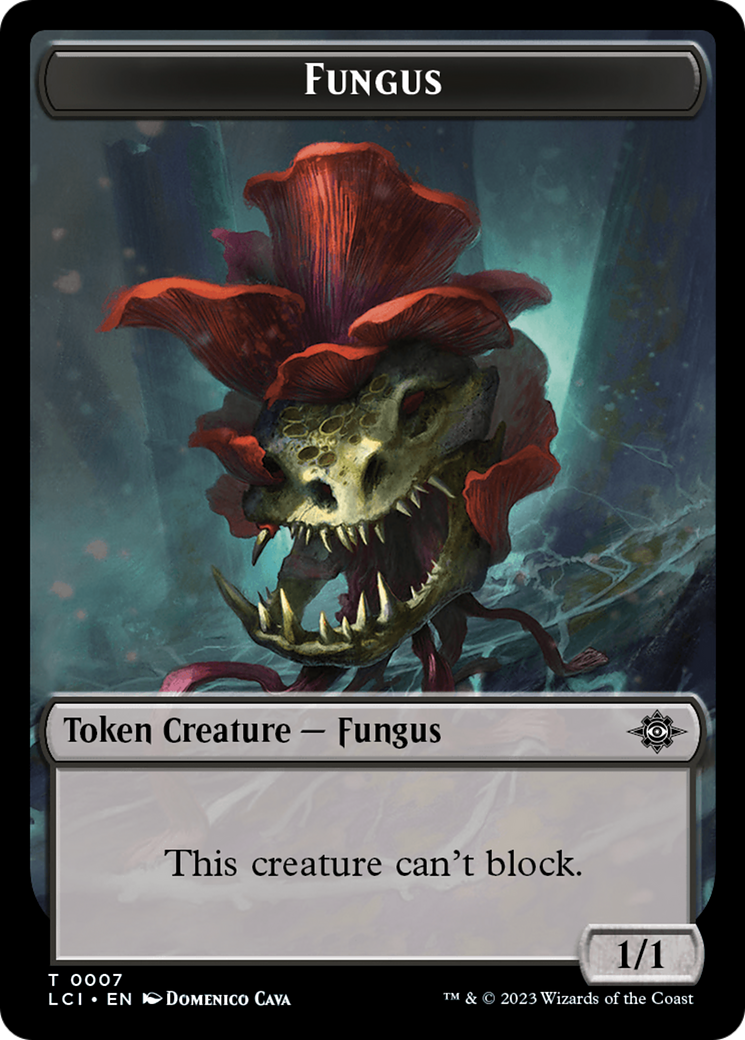 Treasure (0002) // Fungus Double-Sided Token [Jurassic World Collection Tokens] MTG Single Magic: The Gathering | Red Claw Gaming