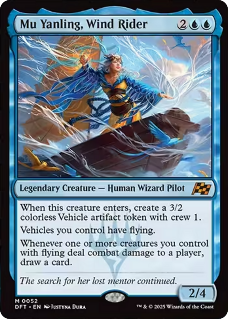 Mu Yanling, Wind Rider [Aetherdrift] MTG Single Magic: The Gathering | Red Claw Gaming