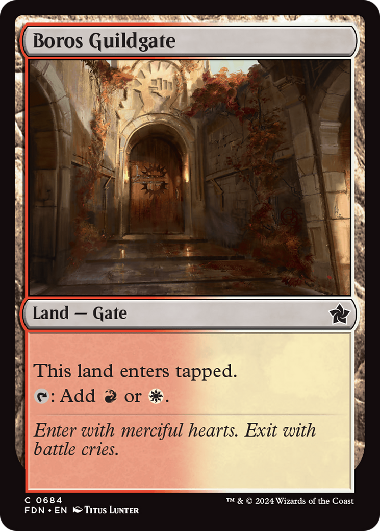 Boros Guildgate [Foundations] MTG Single Magic: The Gathering | Red Claw Gaming