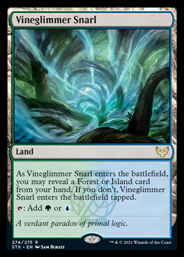 Vineglimmer Snarl [Strixhaven: School of Mages] MTG Single Magic: The Gathering | Red Claw Gaming