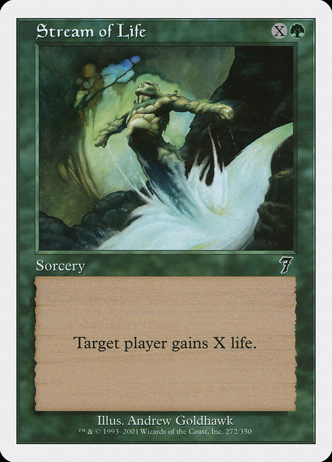 Stream of Life [Seventh Edition] MTG Single Magic: The Gathering | Red Claw Gaming