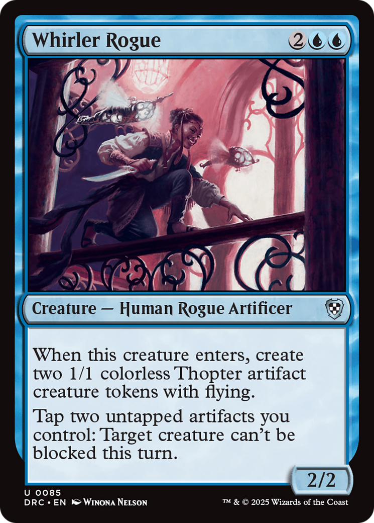 Whirler Rogue [Aetherdrift Commander] MTG Single Magic: The Gathering | Red Claw Gaming