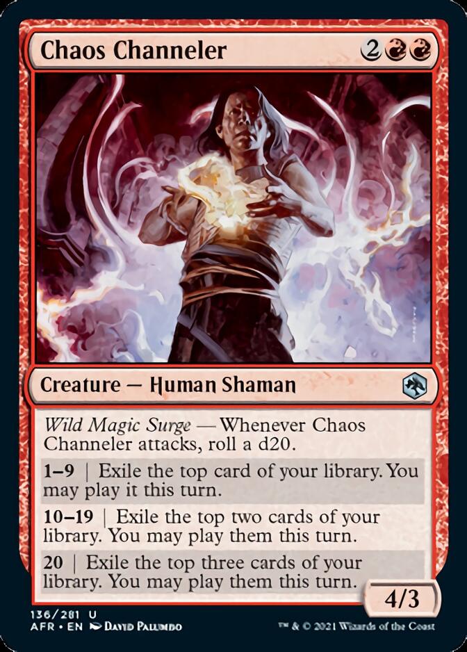 Chaos Channeler [Dungeons & Dragons: Adventures in the Forgotten Realms] MTG Single Magic: The Gathering | Red Claw Gaming