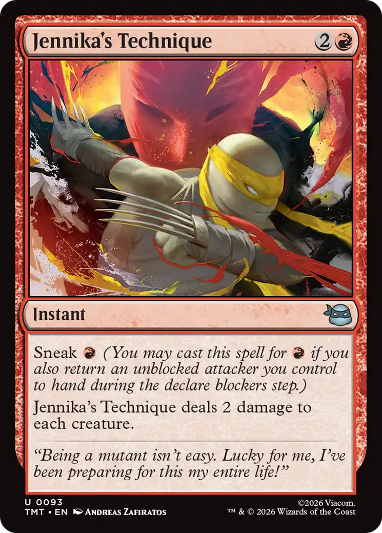 Jennika's Technique [Teenage Mutant Ninja Turtles] MTG Single Magic: The Gathering | Red Claw Gaming