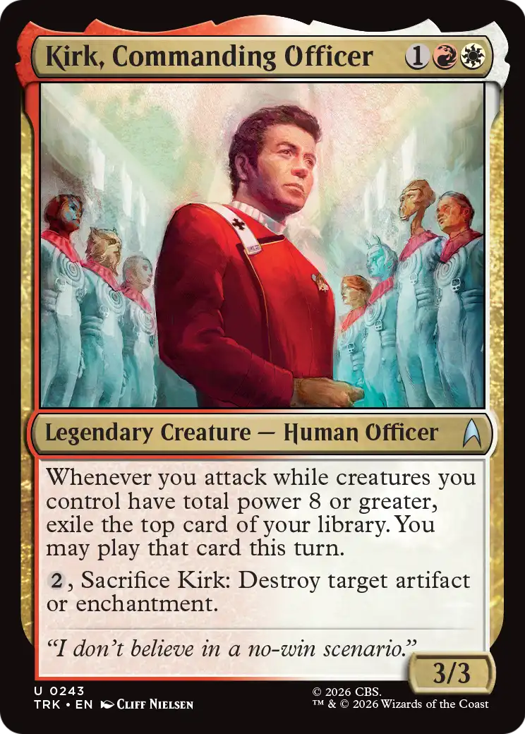 Kirk, Commanding Officer [Star Trek] MTG Single Magic: The Gathering | Red Claw Gaming