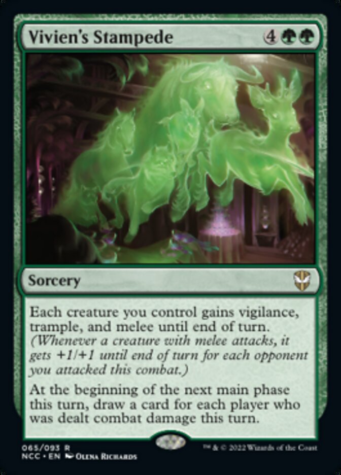 Vivien's Stampede [Streets of New Capenna Commander] MTG Single Magic: The Gathering | Red Claw Gaming