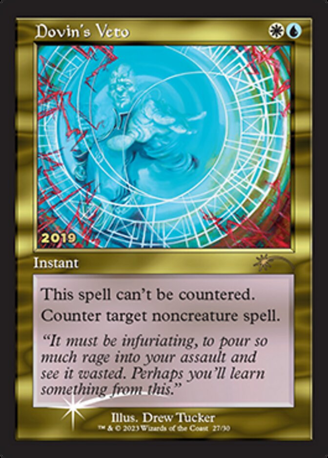 Dovin's Veto [30th Anniversary Promos] MTG Single Magic: The Gathering | Red Claw Gaming