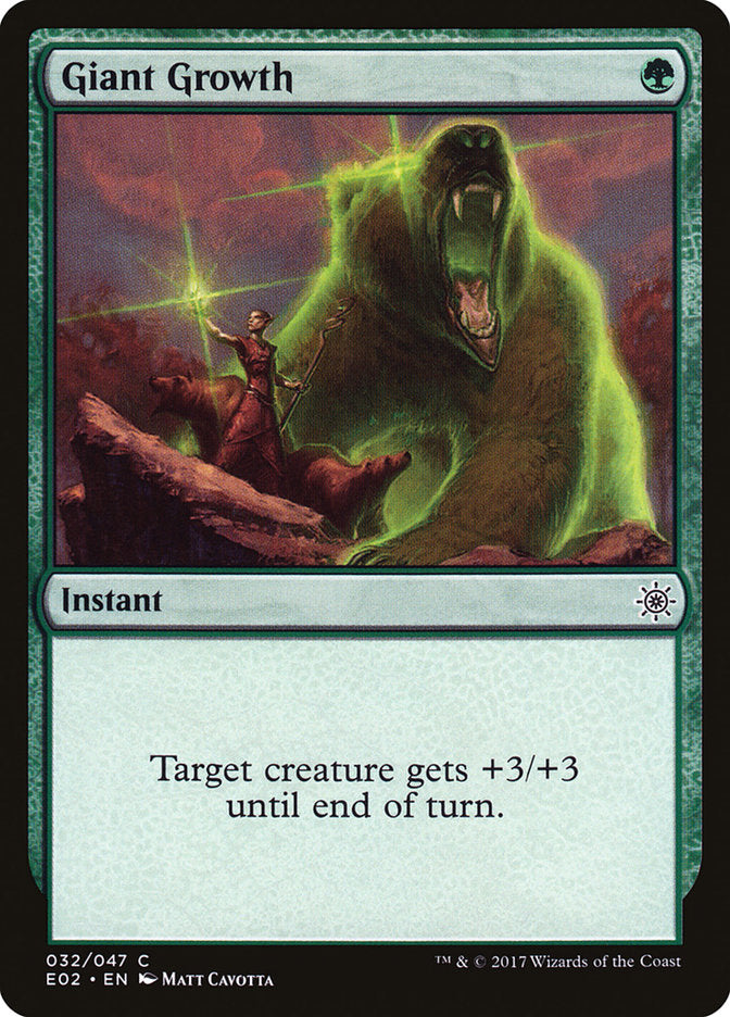 Giant Growth [Explorers of Ixalan] MTG Single Magic: The Gathering | Red Claw Gaming