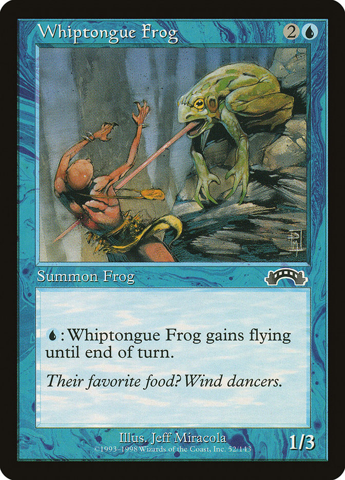 Whiptongue Frog [Exodus] MTG Single Magic: The Gathering | Red Claw Gaming