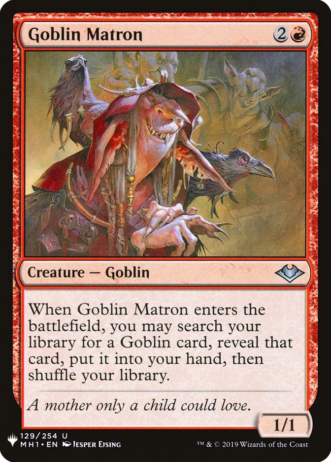 Goblin Matron [Mystery Booster] MTG Single Magic: The Gathering | Red Claw Gaming