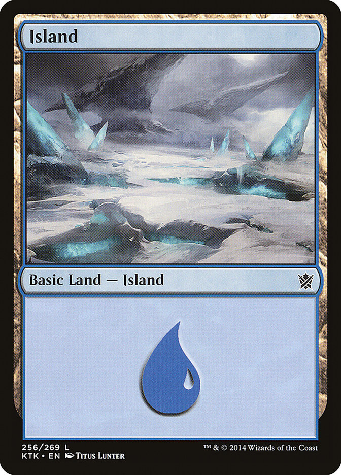 Island (256) [Khans of Tarkir] MTG Single Magic: The Gathering | Red Claw Gaming