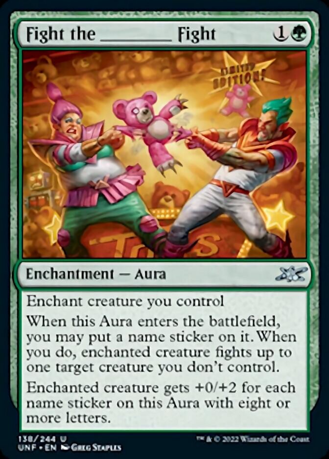 Fight the _____ Fight [Unfinity] MTG Single Magic: The Gathering    | Red Claw Gaming