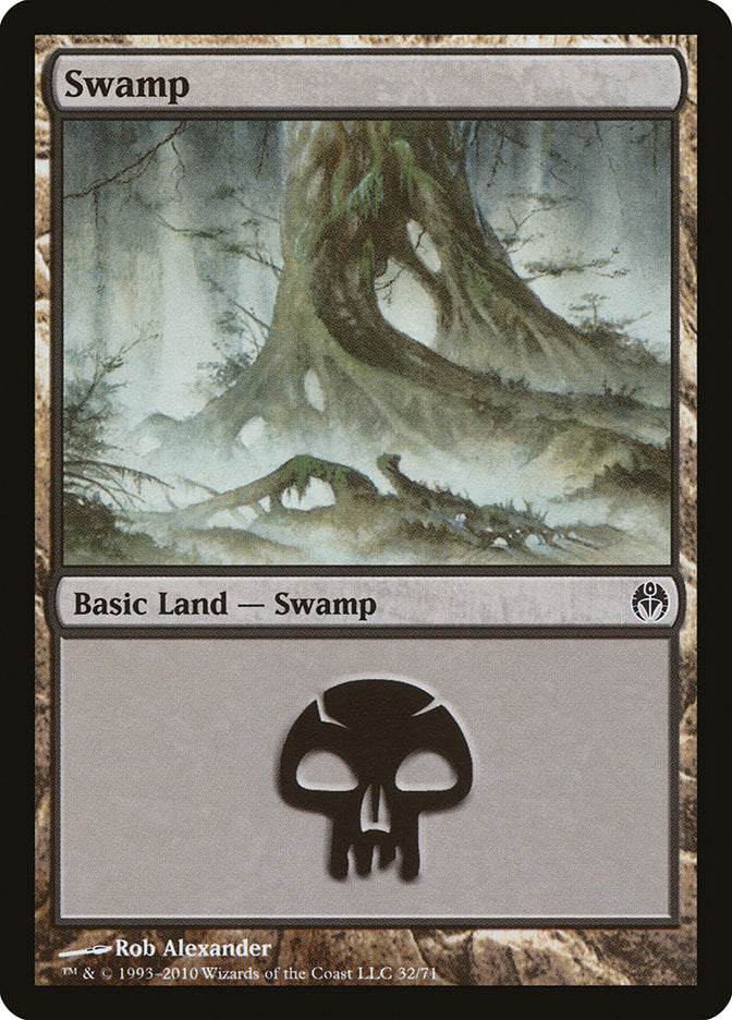 Swamp (32) [Duel Decks: Phyrexia vs. the Coalition] MTG Single Magic: The Gathering | Red Claw Gaming