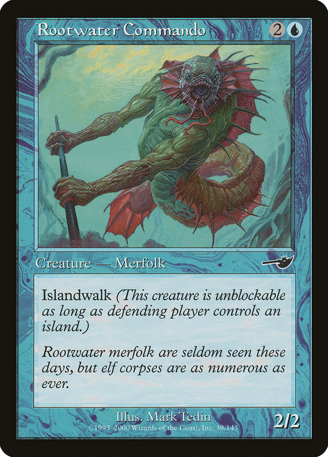 Rootwater Commando [Nemesis] MTG Single Magic: The Gathering | Red Claw Gaming