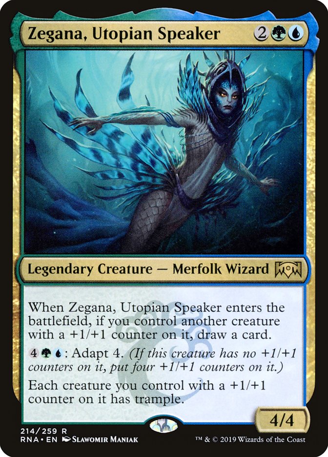 Zegana, Utopian Speaker [Ravnica Allegiance] MTG Single Magic: The Gathering | Red Claw Gaming