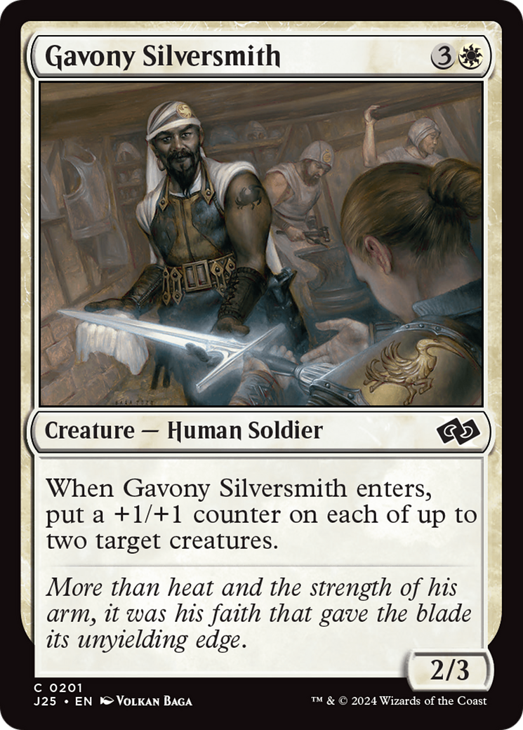 Gavony Silversmith [Foundations Jumpstart] MTG Single Magic: The Gathering | Red Claw Gaming