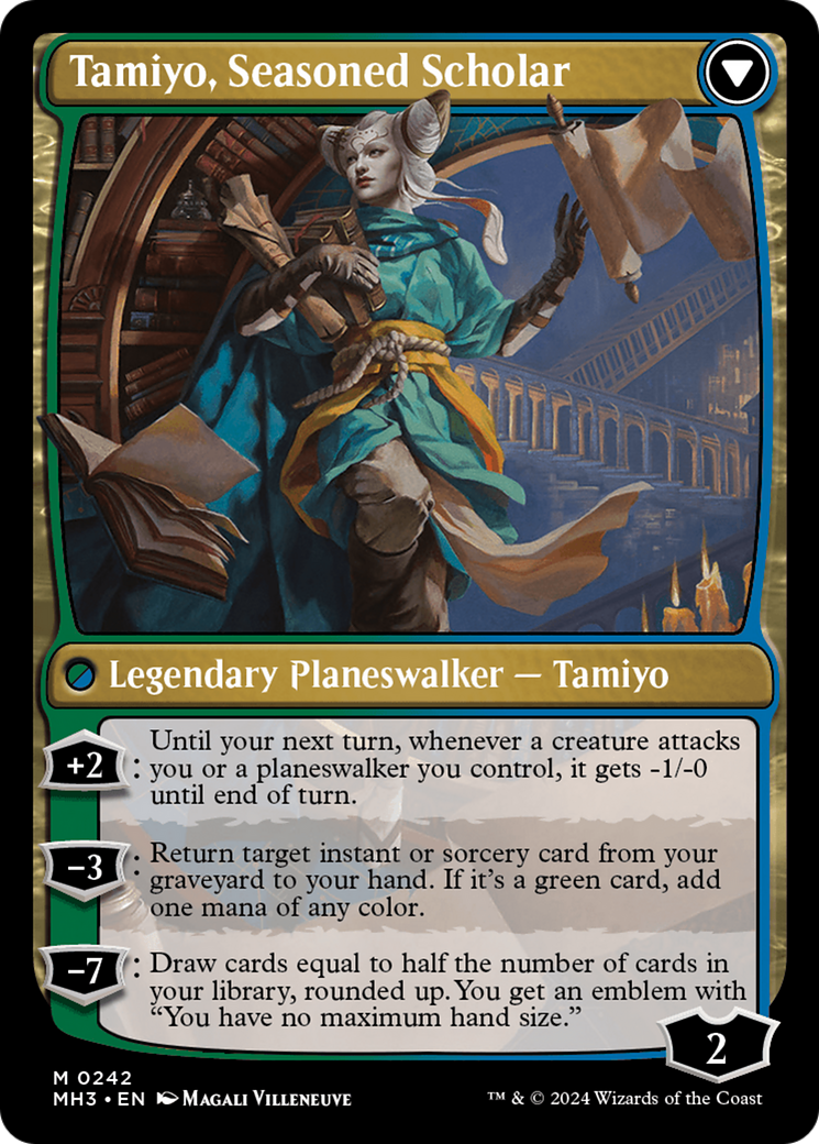 Tamiyo, Inquisitive Student // Tamiyo, Seasoned Scholar [Modern Horizons 3] MTG Single Magic: The Gathering    | Red Claw Gaming