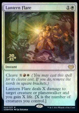 Lantern Flare [Innistrad: Crimson Vow Prerelease Promos] MTG Single Magic: The Gathering | Red Claw Gaming