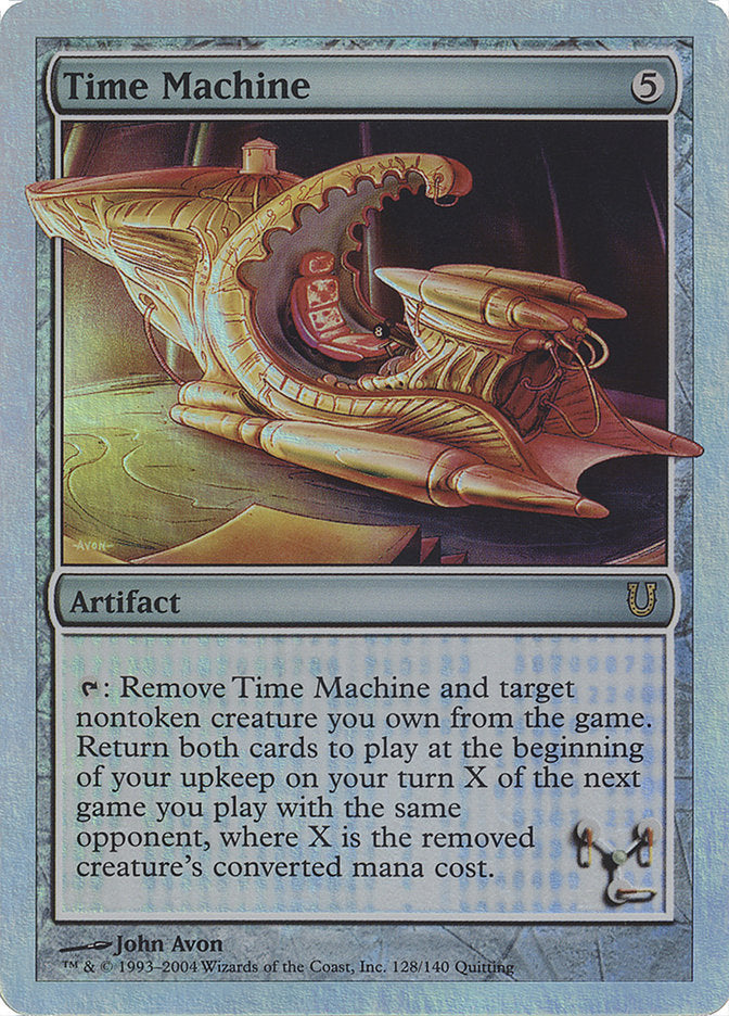Time Machine (Alternate Foil) [Unhinged] MTG Single Magic: The Gathering | Red Claw Gaming
