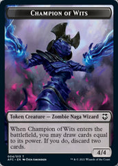 Champion of Wits // Illusion Double-Sided Token [Dungeons & Dragons: Adventures in the Forgotten Realms Commander Tokens] MTG Single Magic: The Gathering | Red Claw Gaming