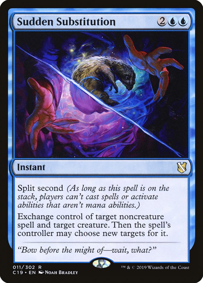 Sudden Substitution [Commander 2019] MTG Single Magic: The Gathering | Red Claw Gaming