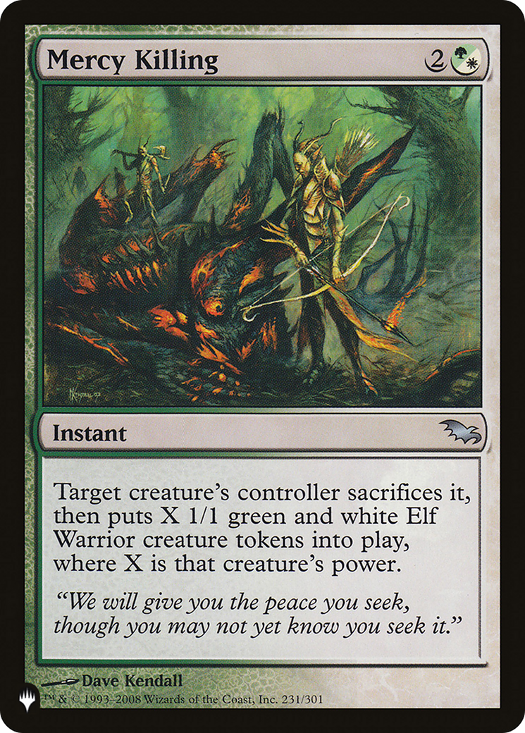 Mercy Killing [The List] MTG Single Magic: The Gathering | Red Claw Gaming
