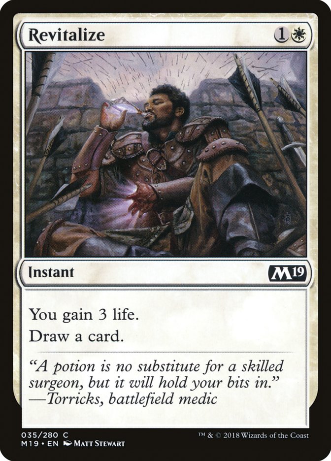 Revitalize [Core Set 2019] MTG Single Magic: The Gathering | Red Claw Gaming