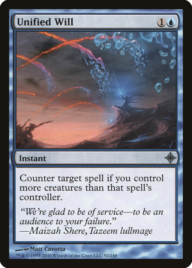 Unified Will [Rise of the Eldrazi] MTG Single Magic: The Gathering | Red Claw Gaming