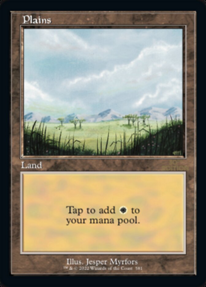 Plains (Retro) (581) [30th Anniversary Edition] MTG Single Magic: The Gathering | Red Claw Gaming