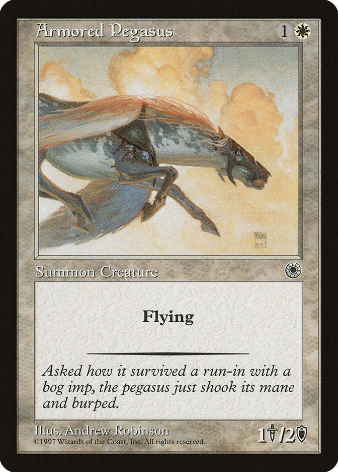 Armored Pegasus [Portal] MTG Single Magic: The Gathering | Red Claw Gaming
