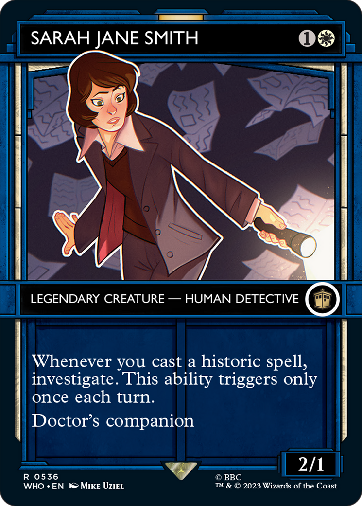 Sarah Jane Smith (Showcase) [Doctor Who] MTG Single Magic: The Gathering | Red Claw Gaming