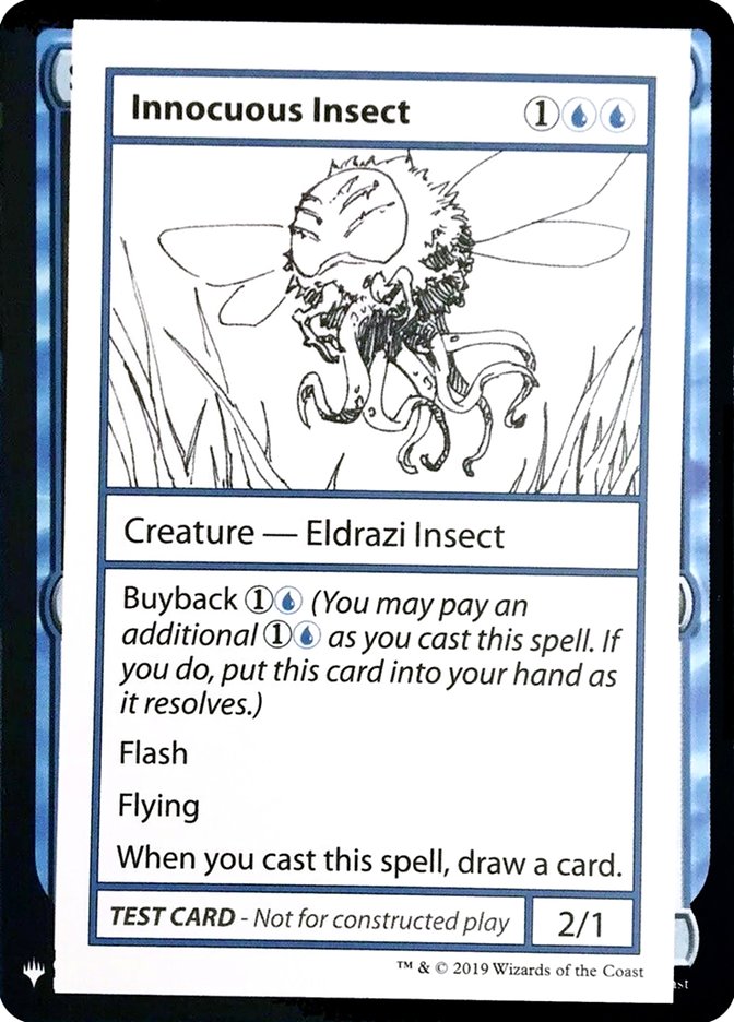 Innocuous Insect [Mystery Booster Playtest Cards] MTG Single Magic: The Gathering | Red Claw Gaming