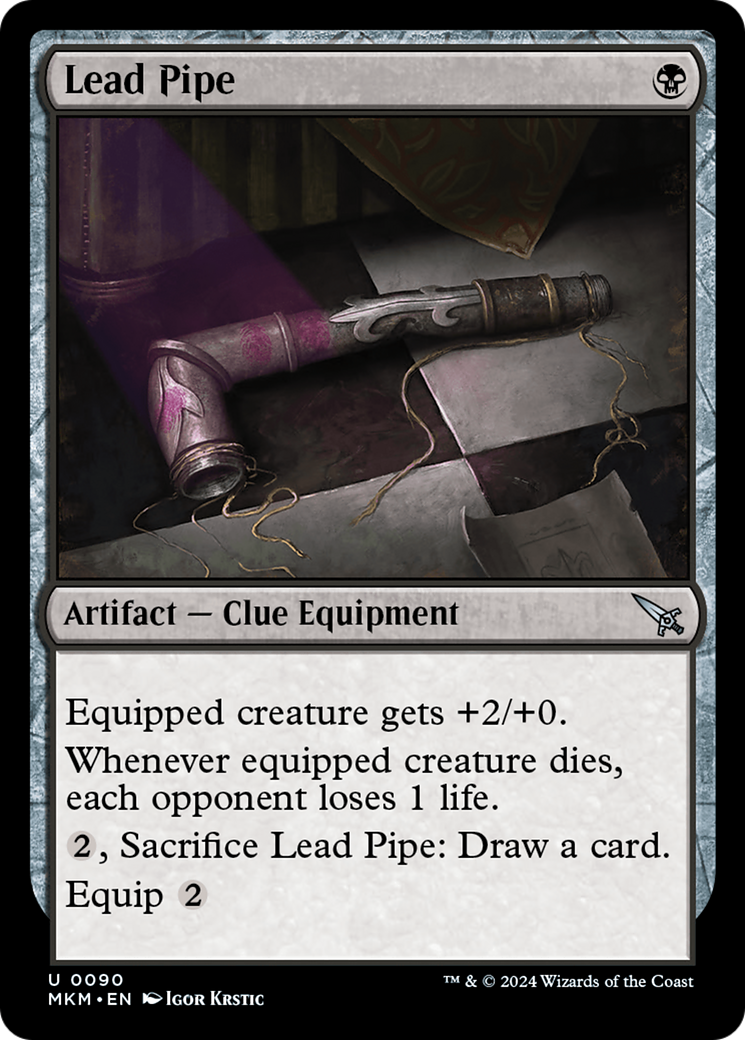 Lead Pipe [Murders at Karlov Manor] MTG Single Magic: The Gathering    | Red Claw Gaming