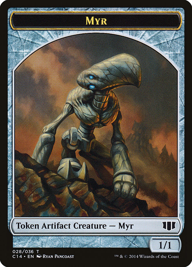 Myr // Pentavite Double-Sided Token [Commander 2014 Tokens] MTG Single Magic: The Gathering | Red Claw Gaming