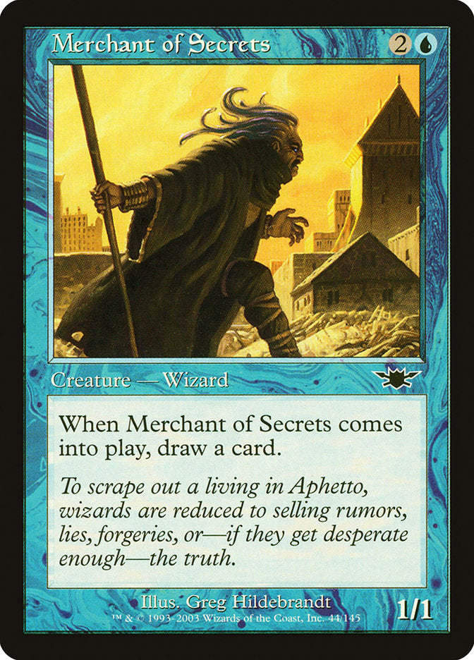 Merchant of Secrets [Legions] MTG Single Magic: The Gathering | Red Claw Gaming