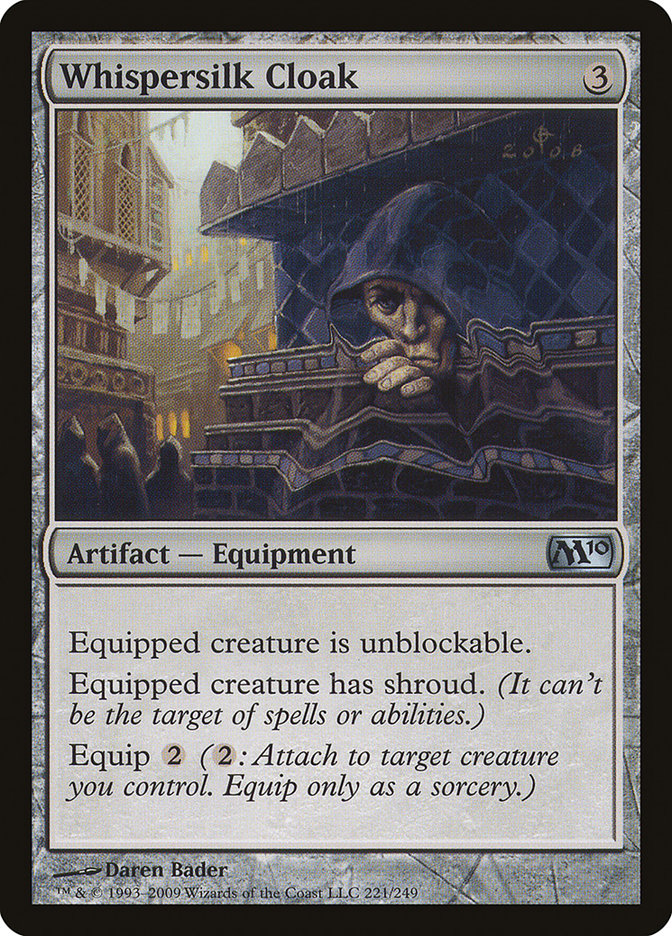Whispersilk Cloak [Magic 2010] MTG Single Magic: The Gathering | Red Claw Gaming