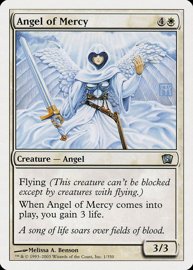 Angel of Mercy [Eighth Edition] MTG Single Magic: The Gathering | Red Claw Gaming