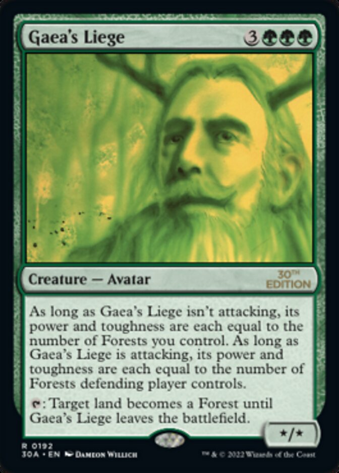 Gaea's Liege [30th Anniversary Edition] MTG Single Magic: The Gathering | Red Claw Gaming
