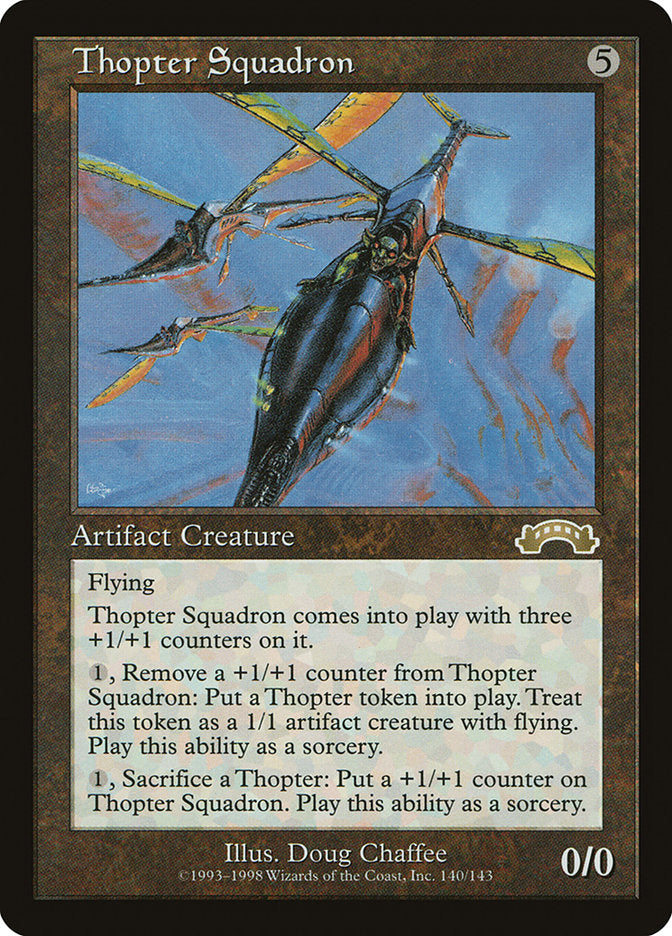 Thopter Squadron [Exodus] MTG Single Magic: The Gathering | Red Claw Gaming
