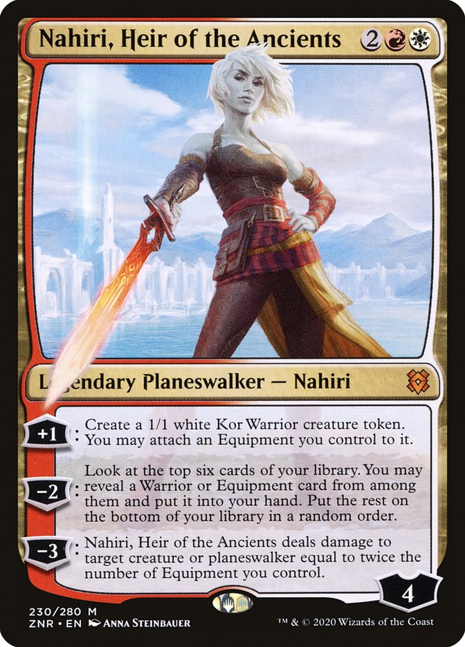 Nahiri, Heir of the Ancients [Zendikar Rising] MTG Single Magic: The Gathering | Red Claw Gaming