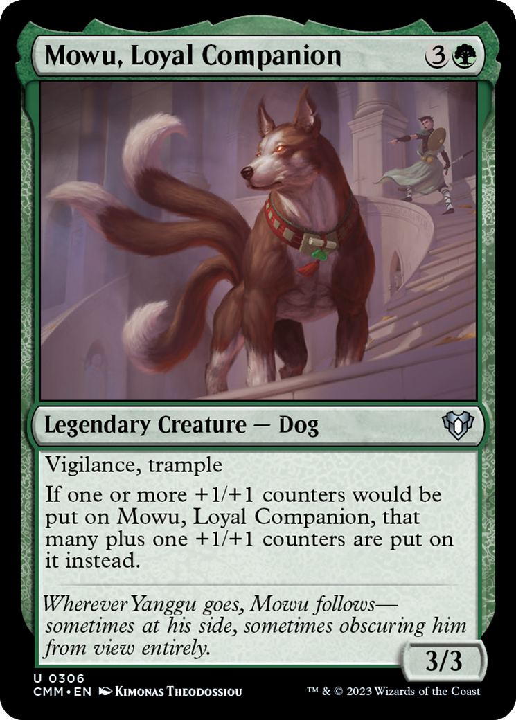 Mowu, Loyal Companion [Commander Masters] MTG Single Magic: The Gathering | Red Claw Gaming