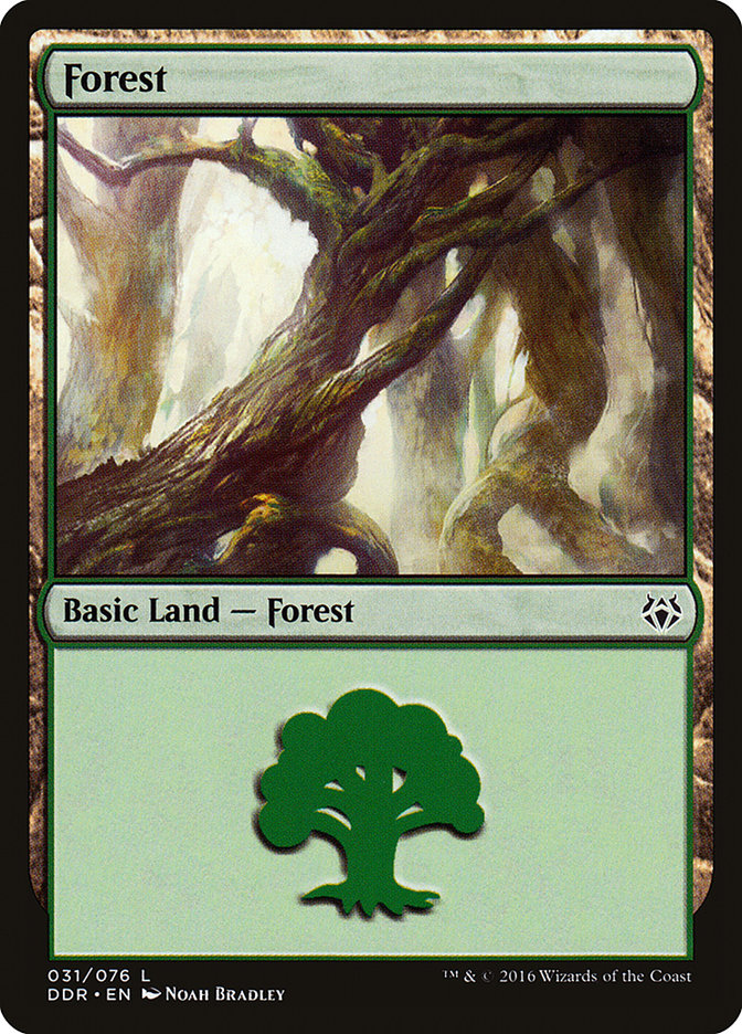 Forest (31) [Duel Decks: Nissa vs. Ob Nixilis] MTG Single Magic: The Gathering | Red Claw Gaming