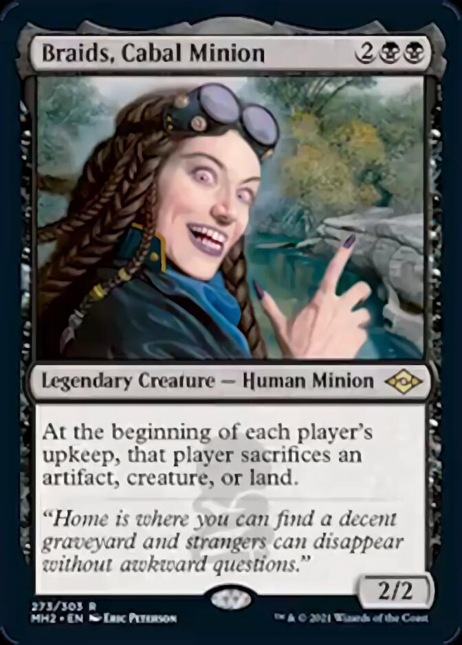 Braids, Cabal Minion (Foil Etched) [Modern Horizons 2] MTG Single Magic: The Gathering | Red Claw Gaming