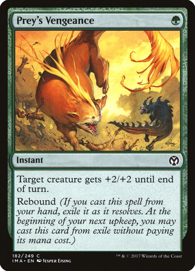 Prey's Vengeance [Iconic Masters] MTG Single Magic: The Gathering | Red Claw Gaming