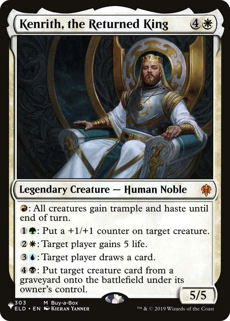 Kenrith, the Returned King [The List] MTG Single Magic: The Gathering | Red Claw Gaming
