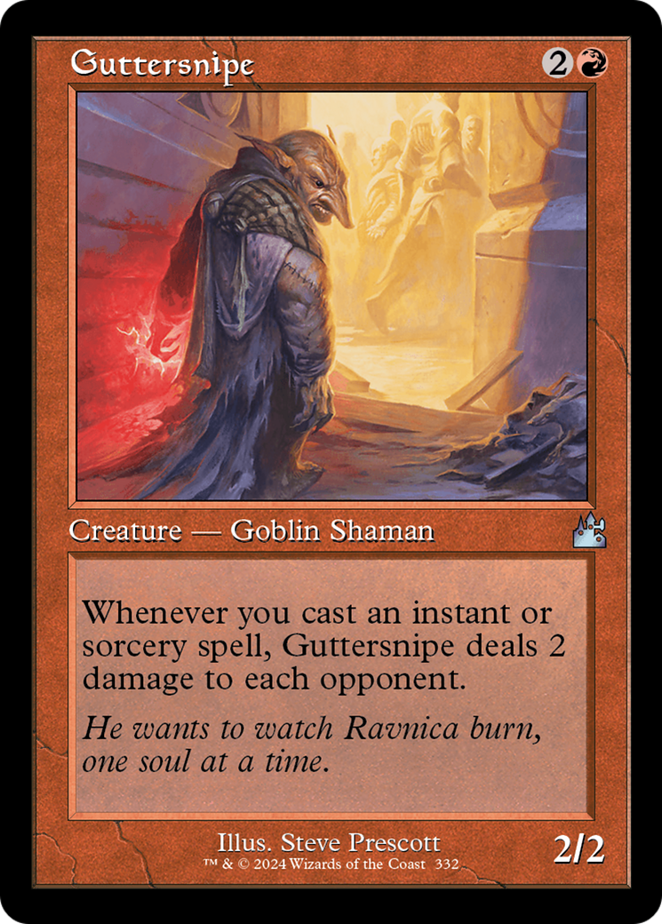 Guttersnipe (Retro Frame) [Ravnica Remastered] MTG Single Magic: The Gathering | Red Claw Gaming