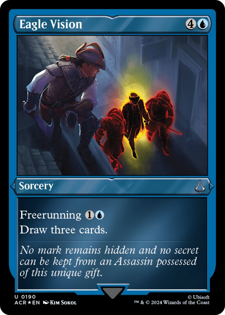 Eagle Vision (Foil Etched) [Assassin's Creed] MTG Single Magic: The Gathering | Red Claw Gaming