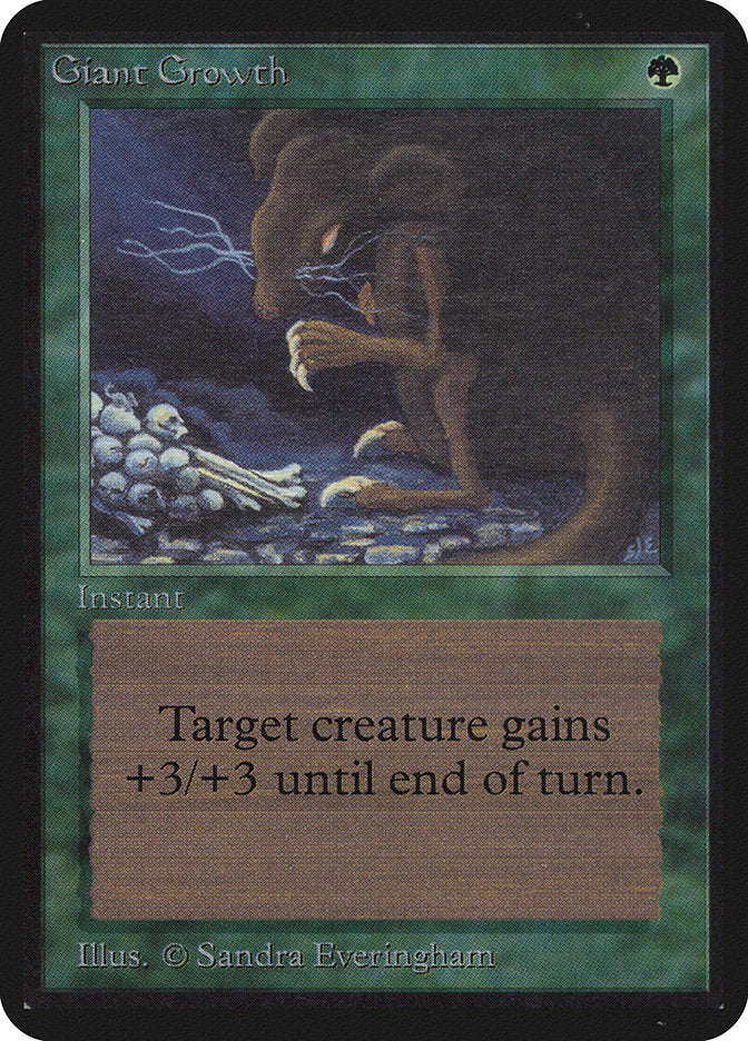 Giant Growth [Alpha Edition] MTG Single Magic: The Gathering | Red Claw Gaming