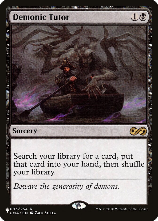 Demonic Tutor [The List] MTG Single Magic: The Gathering | Red Claw Gaming