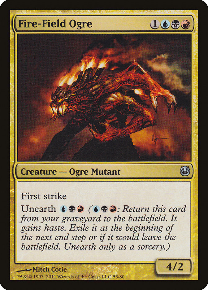 Fire-Field Ogre [Duel Decks: Ajani vs. Nicol Bolas] MTG Single Magic: The Gathering | Red Claw Gaming